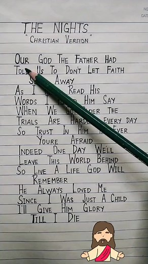 3.1K views · 78 reactions | "The Nights" Christian Song so nice to hear! :) Amen... Praise the Lord! #reels #pray #fyp #foryou #bible #life #message #trending #ThankyouLord #thenights #Lord | PRAY | Facebook