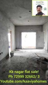 KK nagar, nr PSBB 3bhk flat for sale! only one left! kaaviya homes | ready gated flats in vadapalani