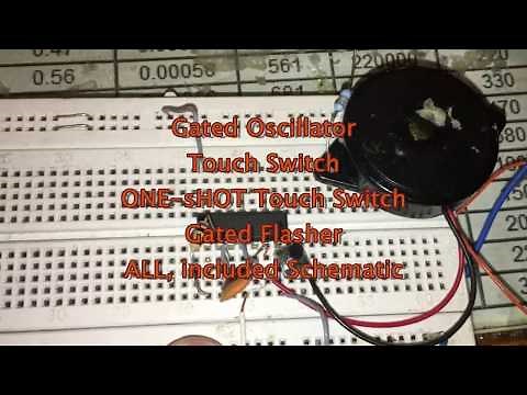CD4011 Oscillator and Gated Flasher Plush more 6 Diagram