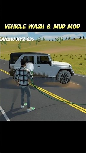 😱"New vehicle wash mod 🔥 indian vehicle simulator 3D 😍 #viral #indianvehicalsimulator3d #shorts #gta