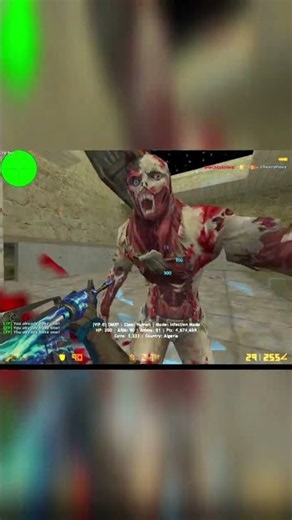 UNLIMITED AMMO! 🔫 CS 1.6 ZP 6.0 (Survivor Mode Chaos!) #gaming #csgo#cs2 #cs #shorts #fyp