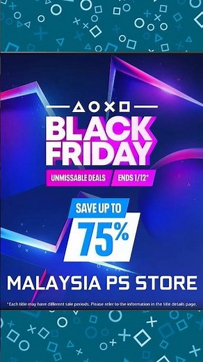 Black Friday Sale PS Plus - PlayStation Store (Malaysia)