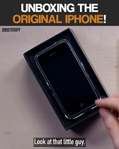 129K views · 1.8K reactions | Throwback to the original iPhone, the very first smartphone designed by Apple... | Unbox Therapy | Facebook