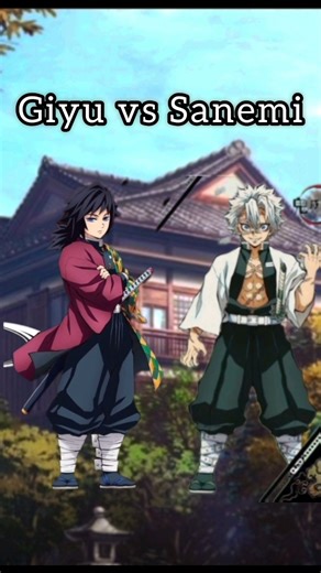 Giyu vs Sanemi #demonslayer #drawingandassemblingdemonslayer #kimetsunoyaiba