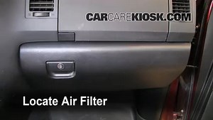 Cabin Air Filter Replacement: 2008 Toyota Tundra SR5 4.7L V8 Crew Cab Pickup