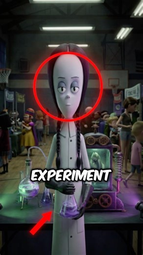 Wednesday created the most disturbing experiment at the science fair…🥶 #shorts