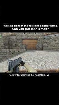 Walking alone in this feels like a horror game. Can you guess this map? #csgo #cs2 #RetroGaming