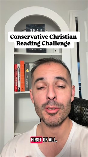 James Finke on Instagram: "Conservative Christian Reading Challenge. Reading 40 of the most influential books ever written. Books 1-4: 1. 1984 2. Brave New World 3. The Book that Made Your World 4. Fellowship of the Ring #christian #christianbook #christianbookstagram #bible #christians"