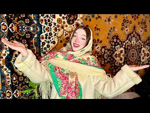 Inside A Tiny Wooden Russian House in Siberian Village