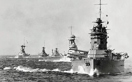 一战时的皇家海军（Royal Navy）历史影像