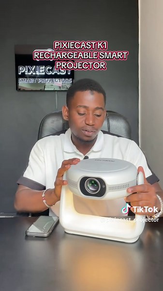 PixieCast K1: 4K Rechargeable Smart Projector in Uganda