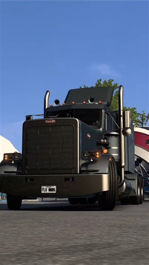 🚢A ship on wheels! Peterbilt 359 in action #shorts #americantrucksimulator