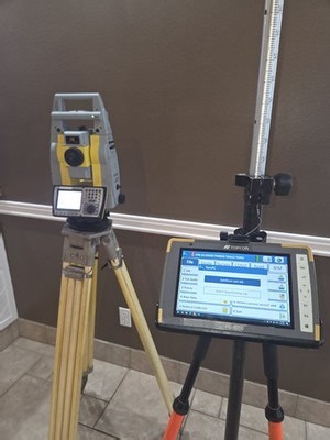 Carlson CR2  2"  Robotic Total Station With FC-5000 Data collector With Survpc 7 | eBay