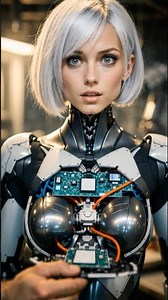 Demonstration of android disassembly 🤔😧🧐⚙️ #android #humanoid #futuristic
