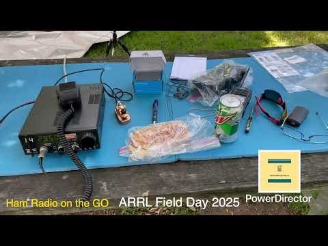 ARRL Field Day 2025 Operating QRP Battery portable. #ARRLFD #AmateurRadio #HamRadio #arrl