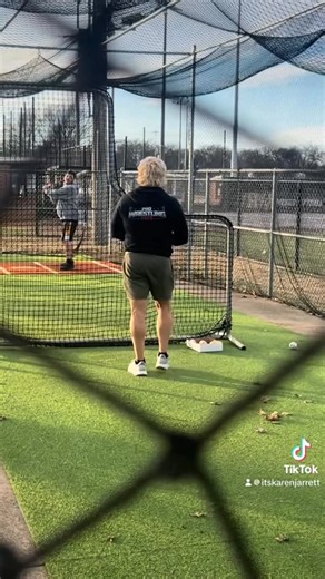 Karen Jarrett | My boys are back at it 🧢⚾️🥹 @realjeffjarrett @Therealkodyangle This relationship > everything | Instagram