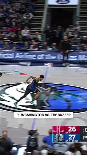 PJ Washington with an INCREDIBLE steal and slam before the buzzer 😮