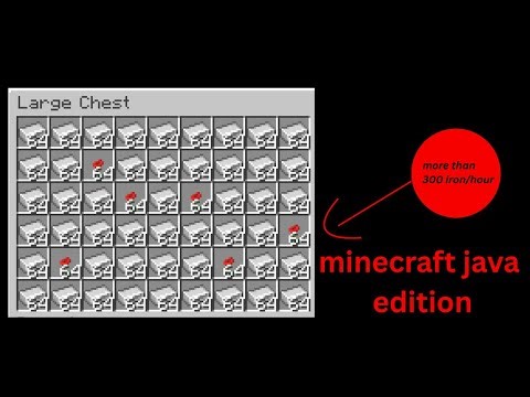 BEST STARTER IRON FARM FOR MINECRAFT JAVA EDITION!!!!
