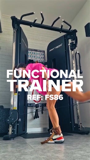 12 reactions | Functional Trainer FS86 The Functional Trainer allows the users to execute various exercises at the same time and reach various body parts. It comes with a panel ilustrating 12 different exercises for different muscle groups showing how versatile this gym equipment really is. https://www.ffittech.com/search/products/gym-strength-machine-ffittech-functional-trainer-FS86 | FFITTECH | Facebook