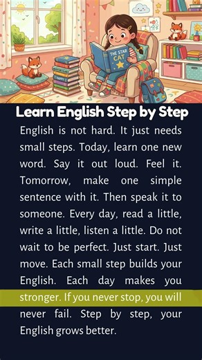 Learn English Step by Step English Reading and Listening Practice #easyenglish #englishforbeginners