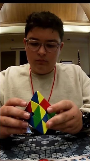 7.09 Pyraminx PR Single #cubing #shorts