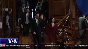 7.9K views · 178 reactions | Në Kosovë, presidentja Osmani tha se veriu i vendit vazhdon të jetë sfidë për shkak të pretendimeve territoriale të Serbisë. Ajo i bëri këto komente gjatë fjalimit të saj vjetor në parlament, ndërsa u bënë 6 ditë që kur rrugët që çojnë për në vendkalimet kufitare me Serbinë mbetën të bllokuara Originally published at - https://www.zeriamerikes.com/a/6877845.html | Zëri i Amerikës | Facebook