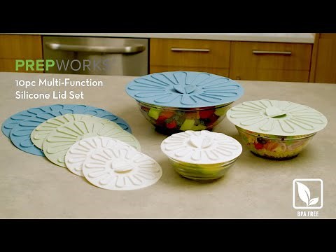 Prepworks 10pc Multi-Function Silicone Lid Set