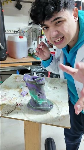 EXPERIMENT TO CAUSE A VOLCANO ERUPTION USING CLAY!