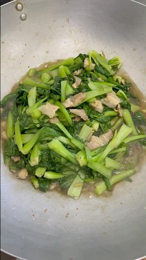 Fresh & Tasty Bok Choy Stir-Fry with Pork 🍽 | Easy Asian Recipe! #cooking #cambodianfood #recipes
