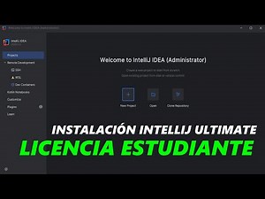 Intellij ultimate: intalación IDE licencia estudiante.