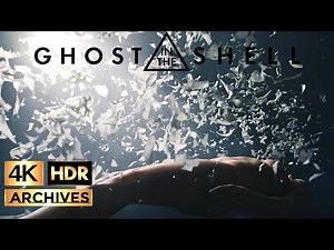 Ghost in the Shell |4K-HDR| Opening Scene, Mira Killian becomes Major (2017)