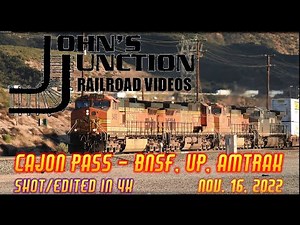 Cajon Pass - BNSF, UP, Amtrak - Blue Cut and Cajon