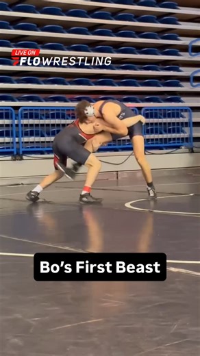 FloWrestling on Instagram: "Here is No. 1 Bo Bassett’s entire first ever match at Beast of the East."