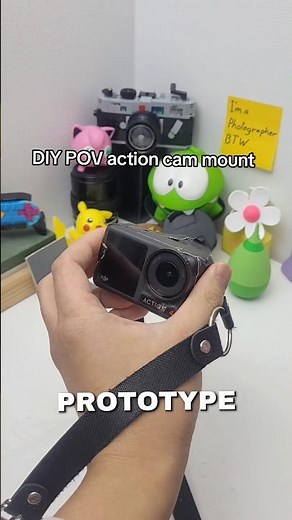 DIY Action Cam POV rig. #dji #actioncamera