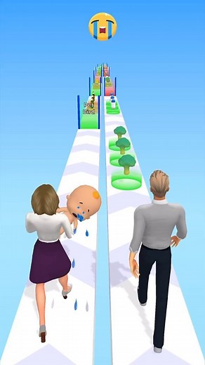 Baby Happy Run #funnygame #videogames cartoon Gamer | Maisar Ali