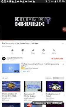 The destruction of klasky csupo logo