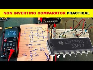 {747} Non Inverting Comparator Circuit Using LM339