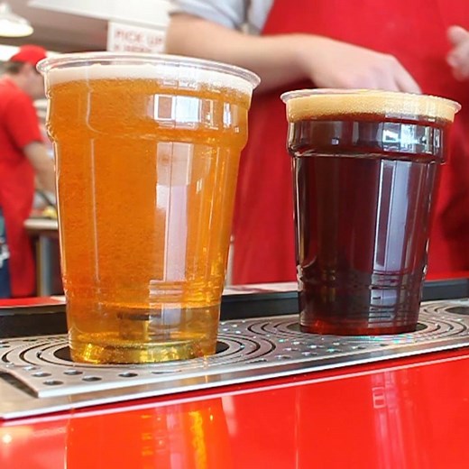 24M views · 102K reactions | This dispensing system pours a perfect pint from the bottom of your glass.  | Insider Design | Facebook