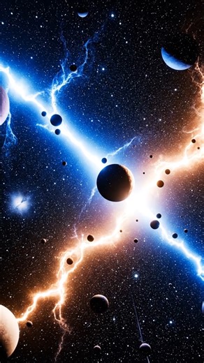 Scientists theorize that multiple universes may exist alongside our own — and some may occasionally collide. These rare cosmic interactions could reshape reality in ways we can barely imagine. Cinematic visuals and audio generated with AI. #MultiverseCollision #ParallelUniverses #CosmicMystery #ScienceExplained #Astrophysics #ViralScience #AIShorts #CinematicShorts #UniverseFacts #NASA #AstronomyLovers #SpaceDiscovery | Galaxy Quest Chronicles