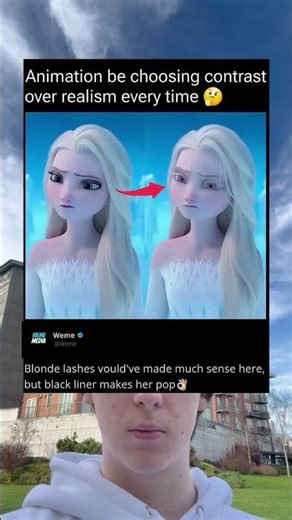 Animation be choosing contrast over realism every time