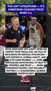 This isn’t athleticism — it’s something coaches trust more 🧠🚨