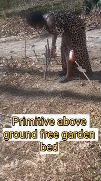 Make Above Ground Free Garden Beds using Material on your land! #topsoil #off grid #gardening