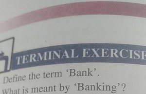 Define the term 'Bank'.What is meant by 'Banking'?... | Filo