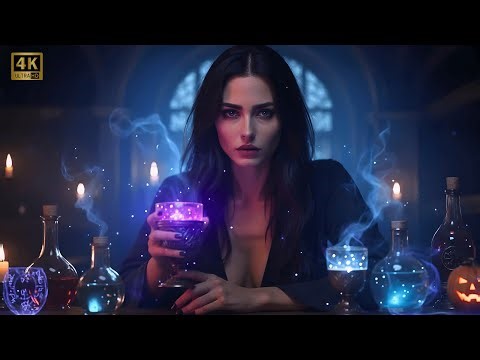 Mystical Potion Tavern 🌙 Sorceress Fantasy Cinematic 4K