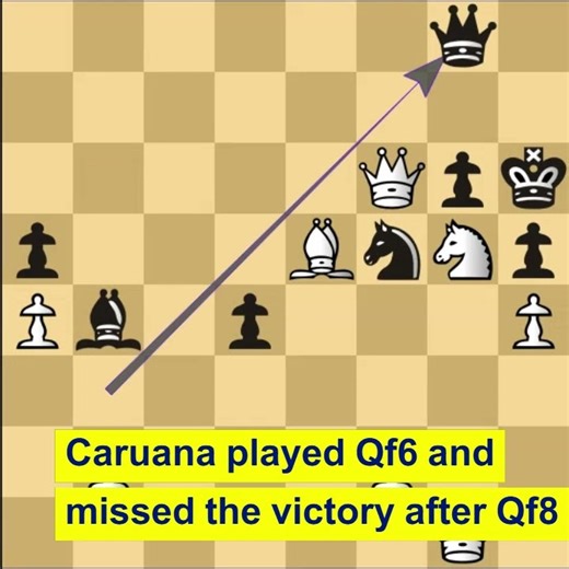 Caruana missed the chance to beat So