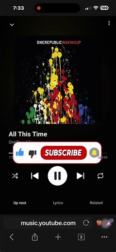 All This Time OneRepublic #onerepublic #shortvideo