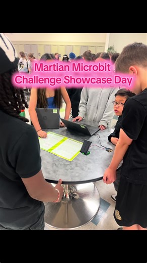 Martian Microbit Device Showcase today! All 5 of my science 9 classes were tasked with making a device that would be useful for our Mars settlement. The device had to be controlled by a coded Microbit. So much hard work went into this project. #science #science9 #scienceteacher #microbits #juniorhighteacher #albertateacher #projectbasedlearning #middleschoolteacher #coding #problemsolving