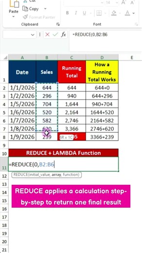 REDUCE Function in Excel 🔥 Advanced Formula Trick!