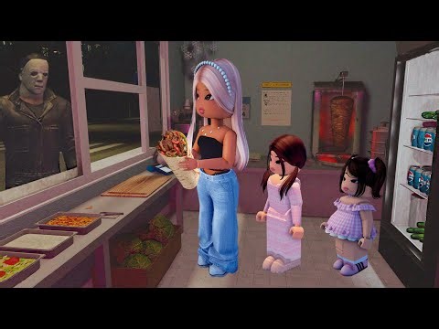 Trabajando En El Turno De Noche. Shawarma Kiosk Roblox.