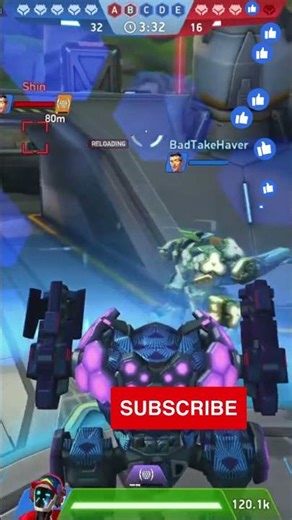 Arachnos left the little robot MECH ARENA #shorts #mecharena